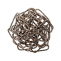 Diall Decorative Bronze effect Steel Signalling Chain, (L)1.5m (Dia)2mm