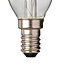 Diall E14 2W 250lm Candle LED Filament Light bulb