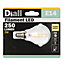 Diall E14 2W 250lm Mini globe LED filament Light bulb