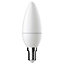 Diall E14 3.6W 250lm Candle Warm white LED Light bulb