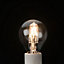 Diall E14 30W Mini globe Halogen Dimmable Light bulb, Pack of 3