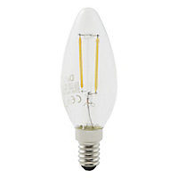 Diall E14 3W 250lm Candle Warm white LED Light bulb, Pack of 6
