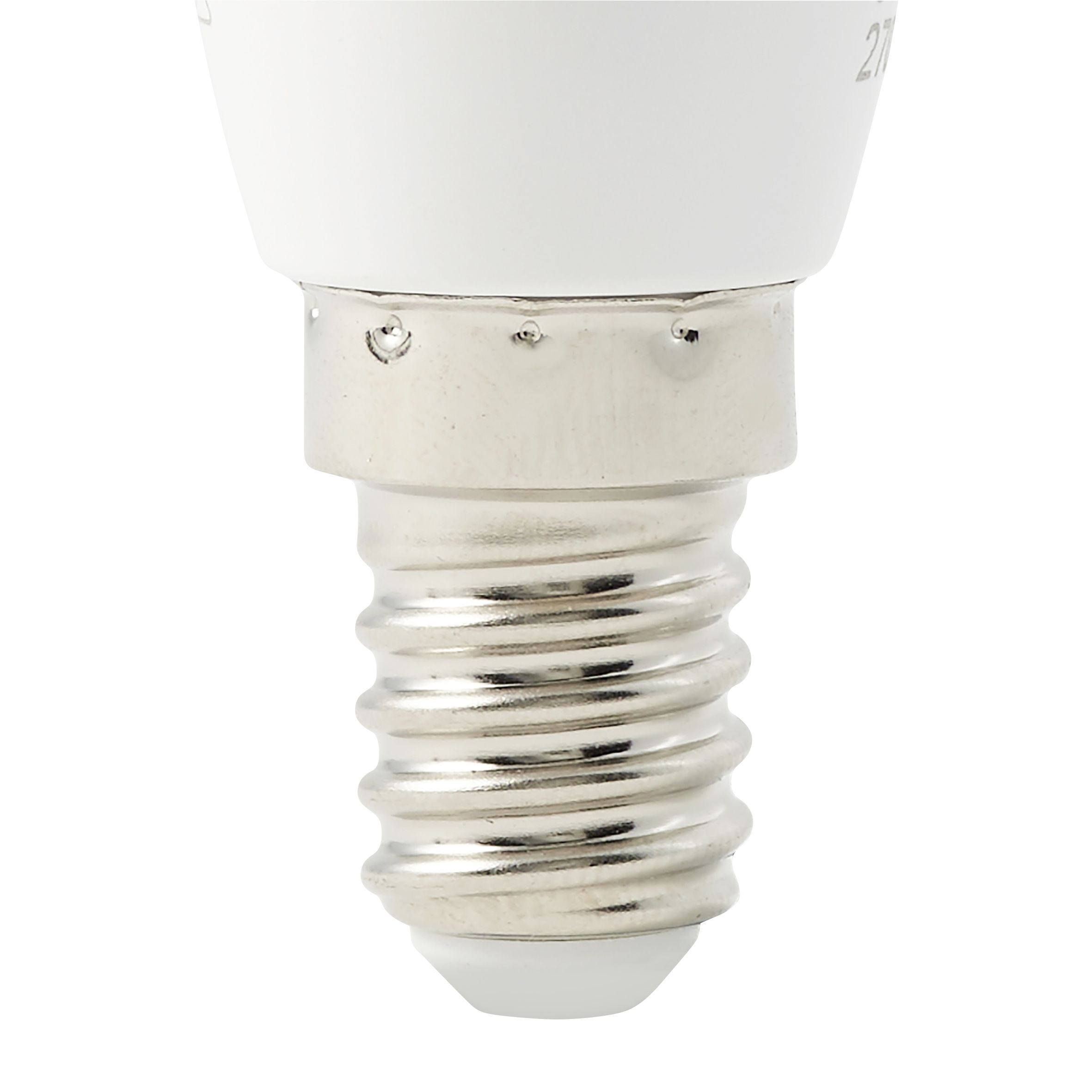 Diall E14 4.8W 650lm Milky Candle Warm white LED filament Dimmable Filament Light bulb