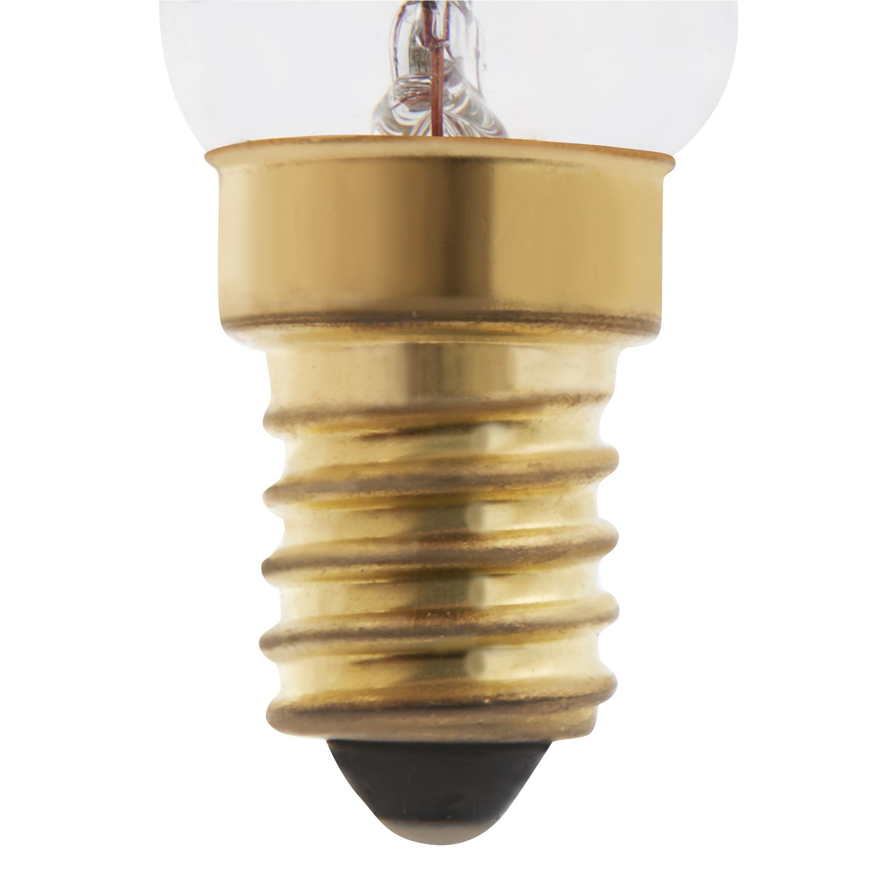 Diall E14 5W 400lm 330° Amber Candle Warm white LED filament Light bulb