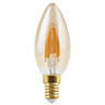 Diall E14 5W 400lm Candle Warm white LED Light bulb