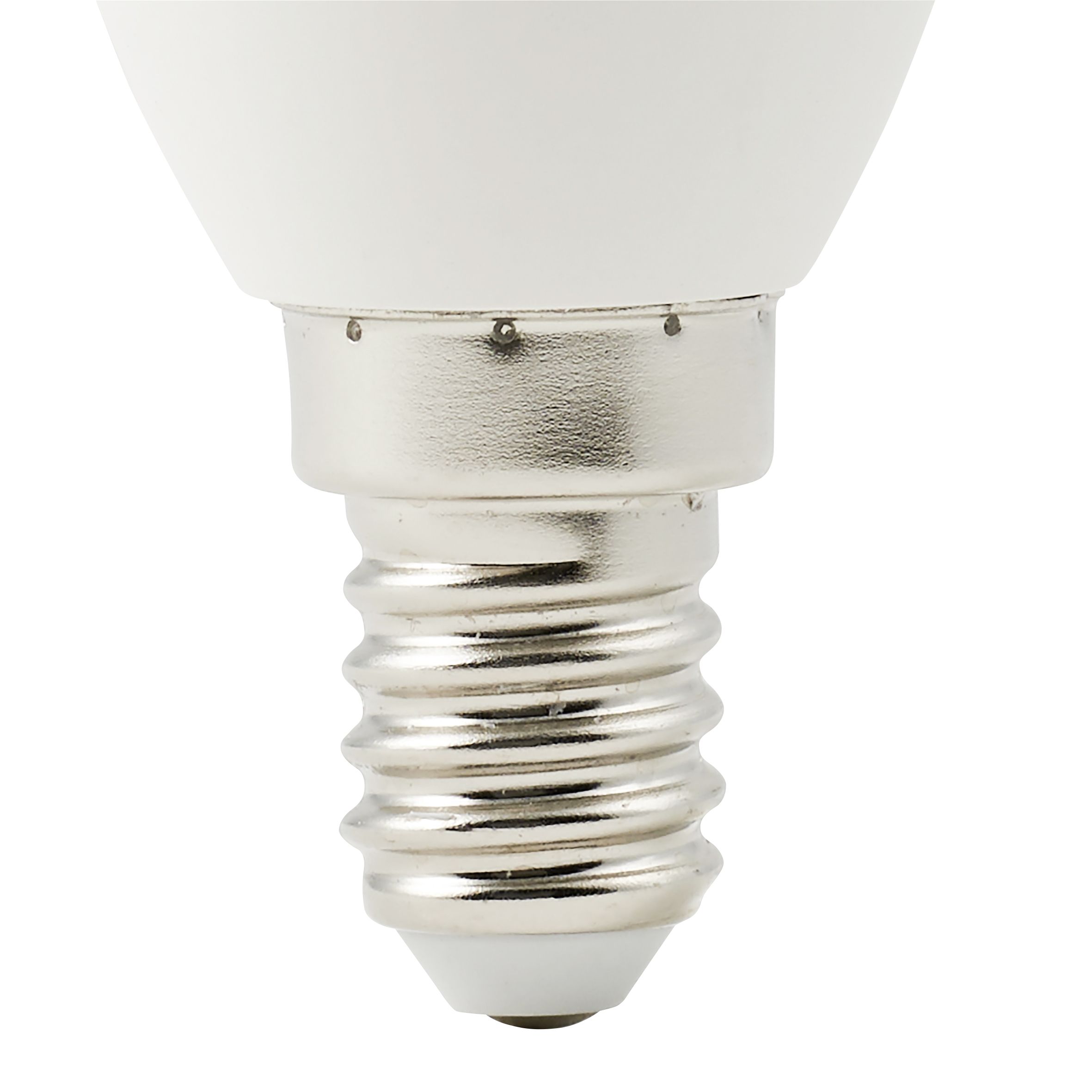 Diall E14 6.5W 806lm Frosted Candle Neutral white LED Light bulb