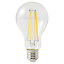 Diall E27 12W 1521lm GLS Warm white LED Dimmable Light bulb