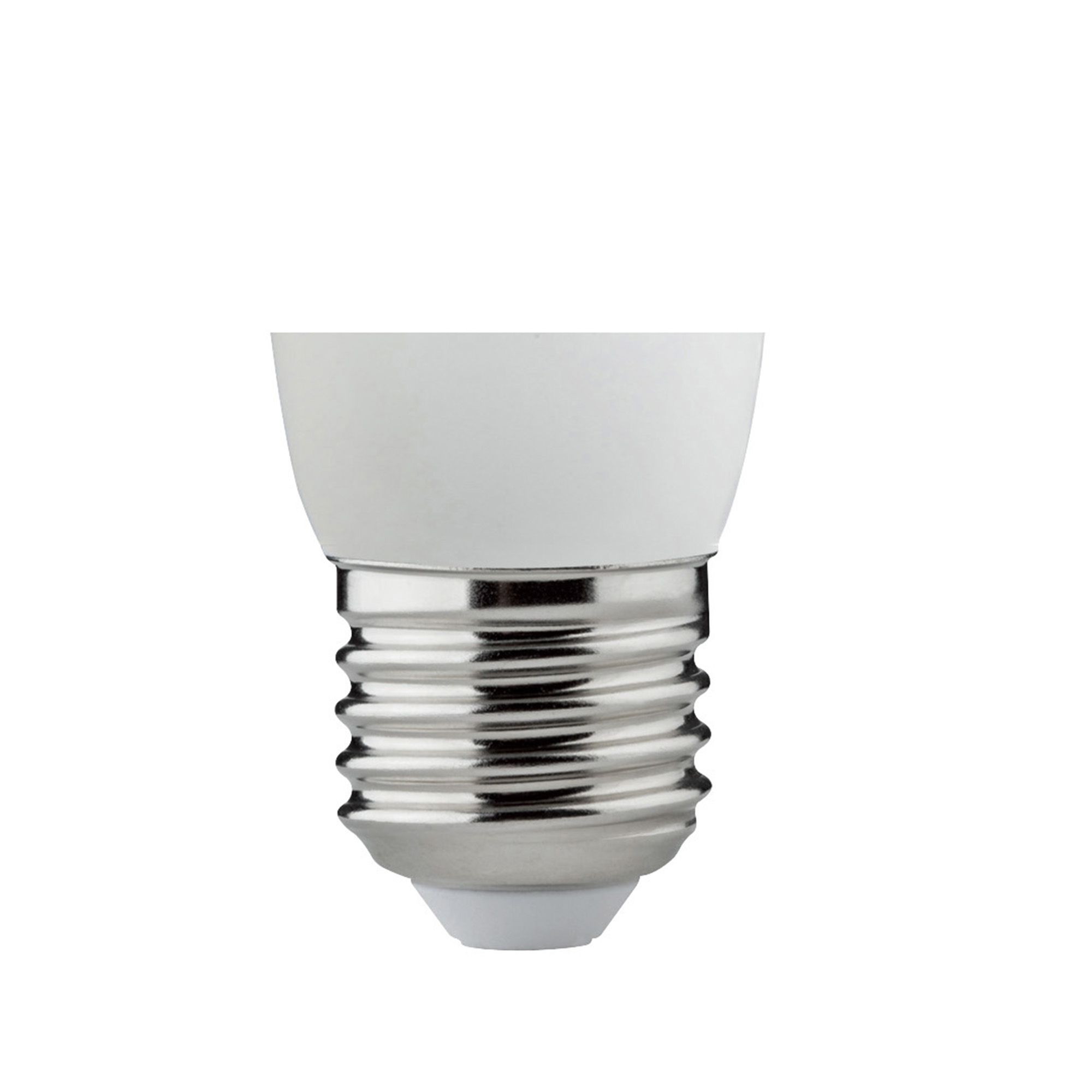 Diall E27 4.2W 470lm Frosted Candle Warm white LED Dimmable Light bulb