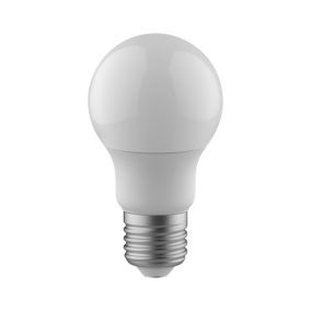 Diall E27 4.2W 470lm White A60 Warm white LED Light bulb, Pack of 3