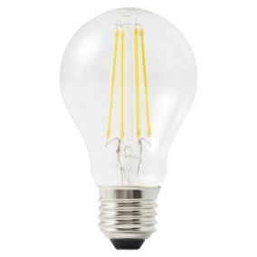 Diall E27 5.9W 806lm Clear GLS Warm white LED filament Light bulb