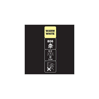 Diall E27 7.2W 806lm LED Light bulb | Tradepoint