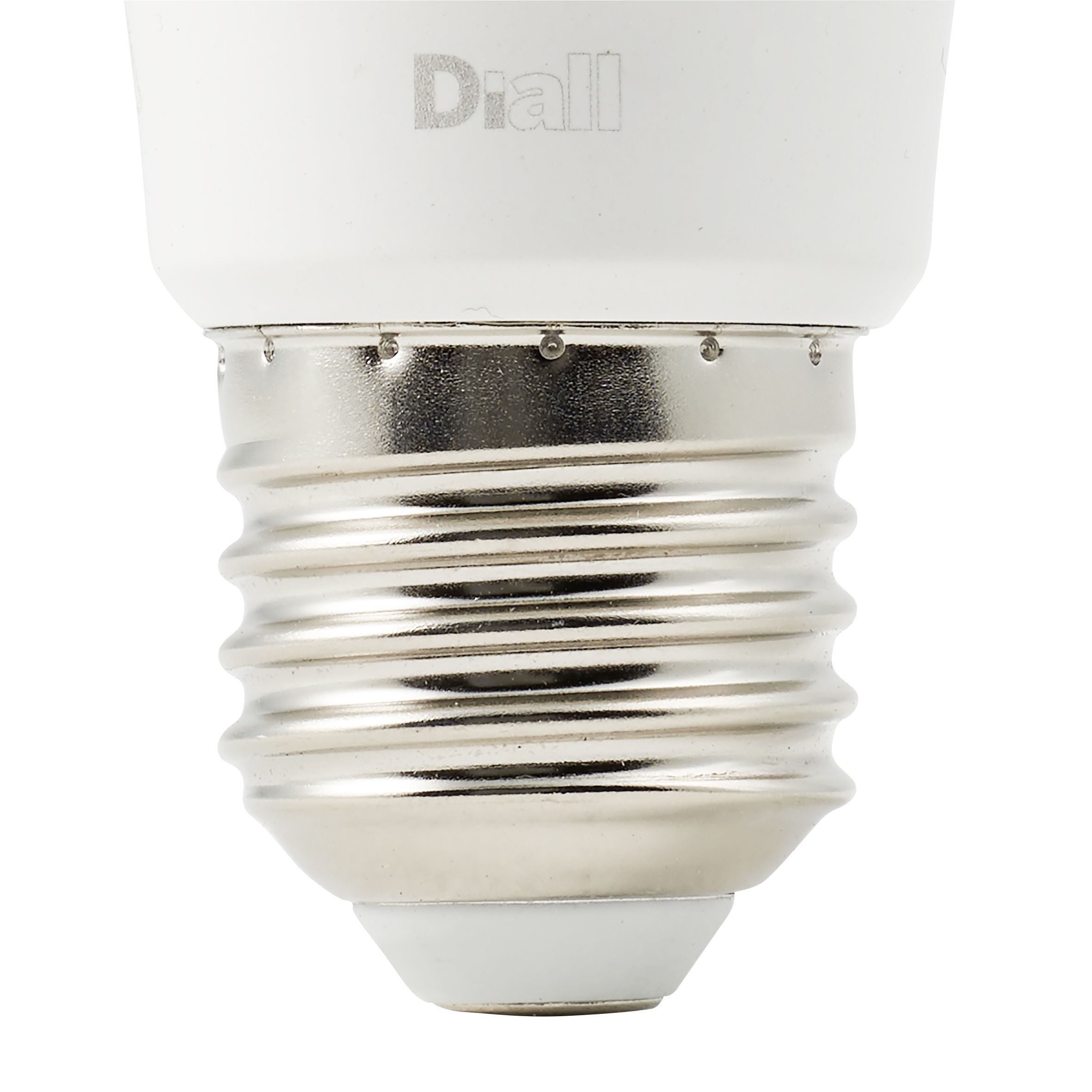 Diall E27 7.3W 806lm White A60 Warm white LED Light bulb, Pack of 3