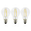 Diall E27 7W 806lm GLS Neutral white LED Light bulb, Pack of 3