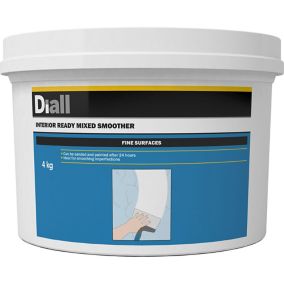 Diall Fine finish Ready mixed Smoothover finishing plaster, 4kg