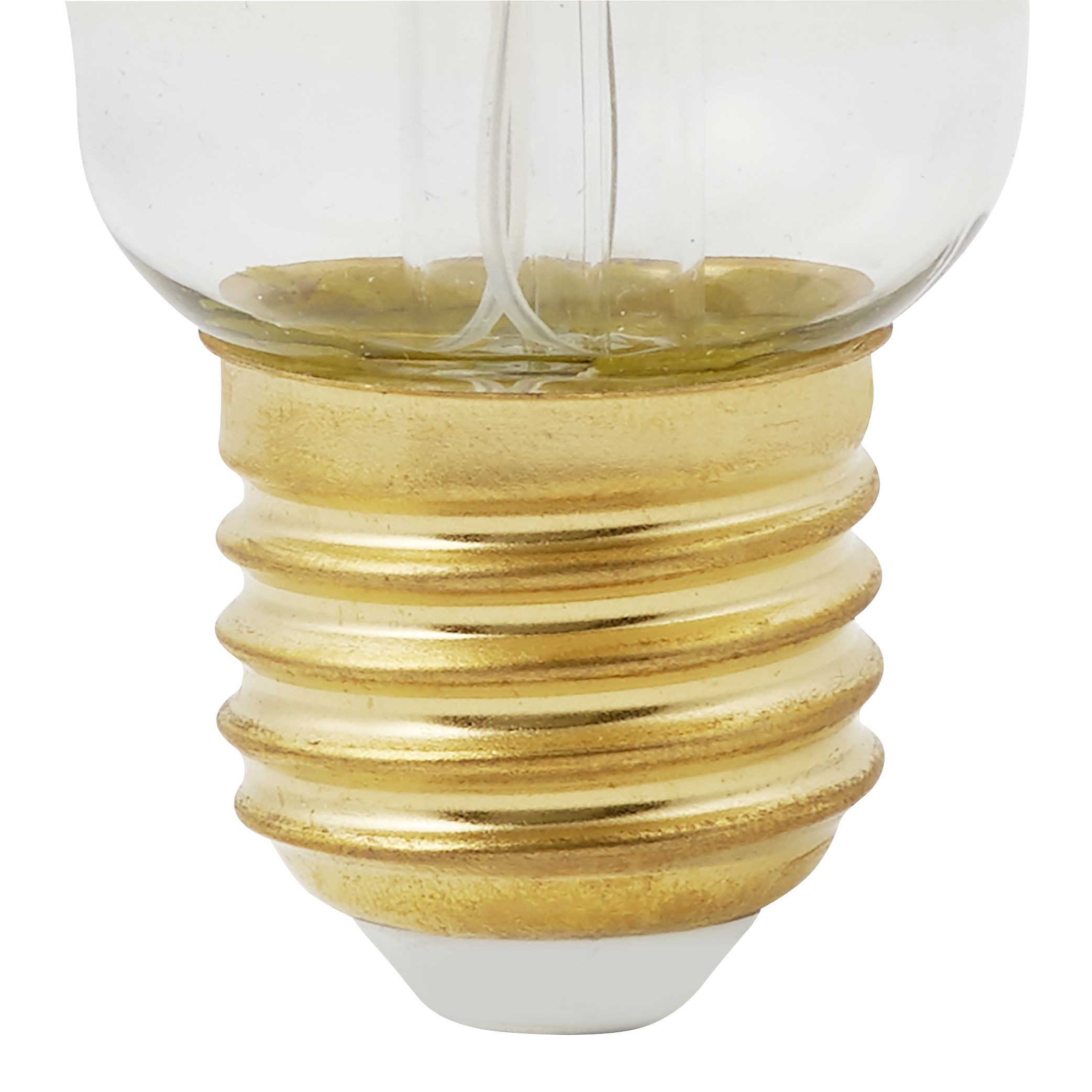 Diall G125 E27 5.5W 470lm Amber Globe Warm white LED filament Light bulb