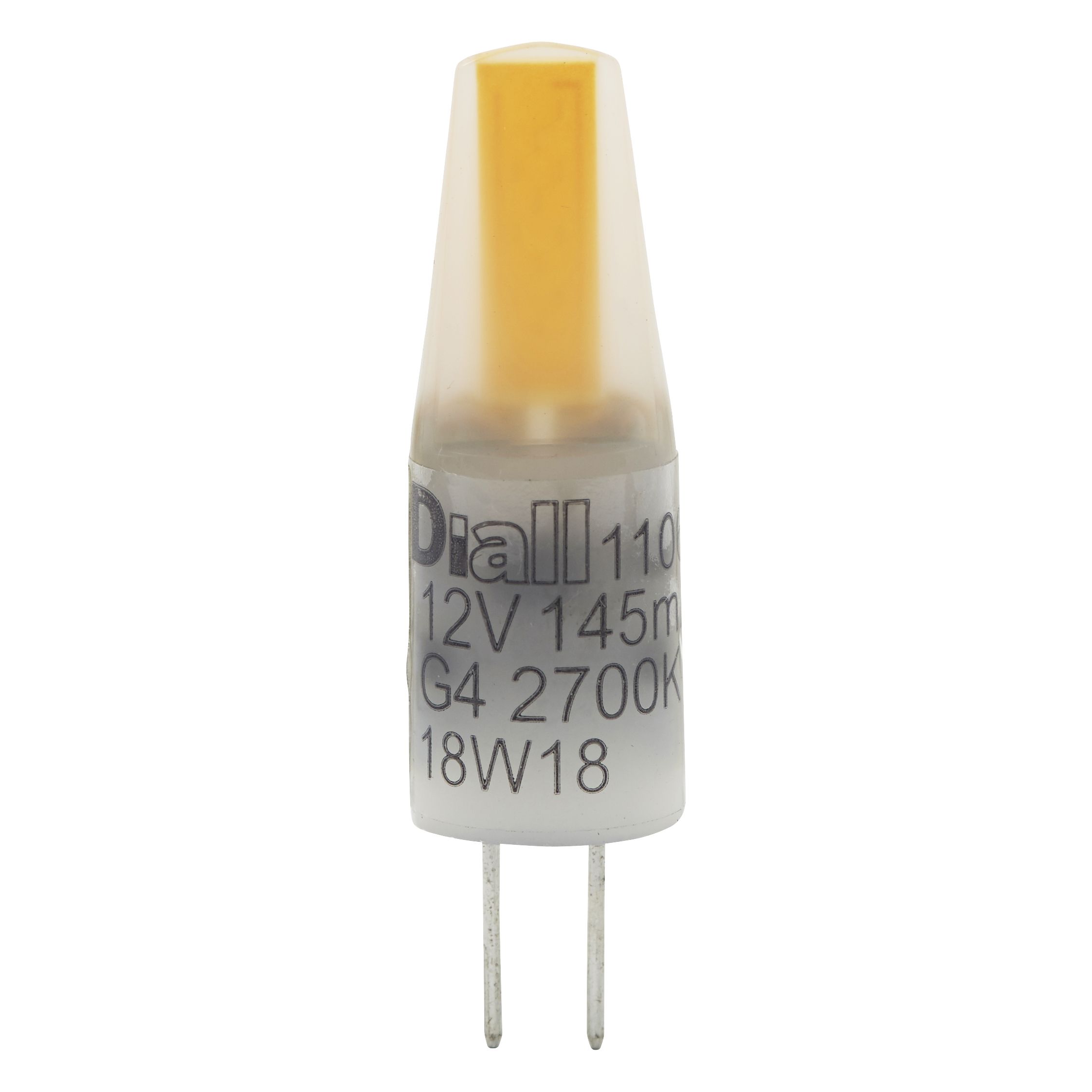 Diall G4 1.2W Warm white LED Light bulb Pack of 2 Tradepoint
