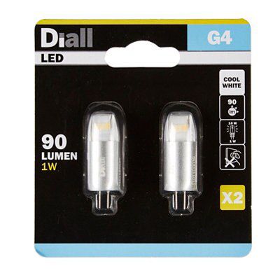 Ampoule LED Capsule G4 200lm 2W = 20W Ø1.5cm IP20 Diall blanc chaud