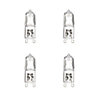 Diall G9 19W 219lm Capsule Dimmable Light bulb, Pack of 4