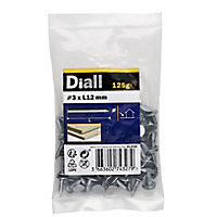 Diall Galvanised Clout nail (L)12mm (Dia)3mm 125g