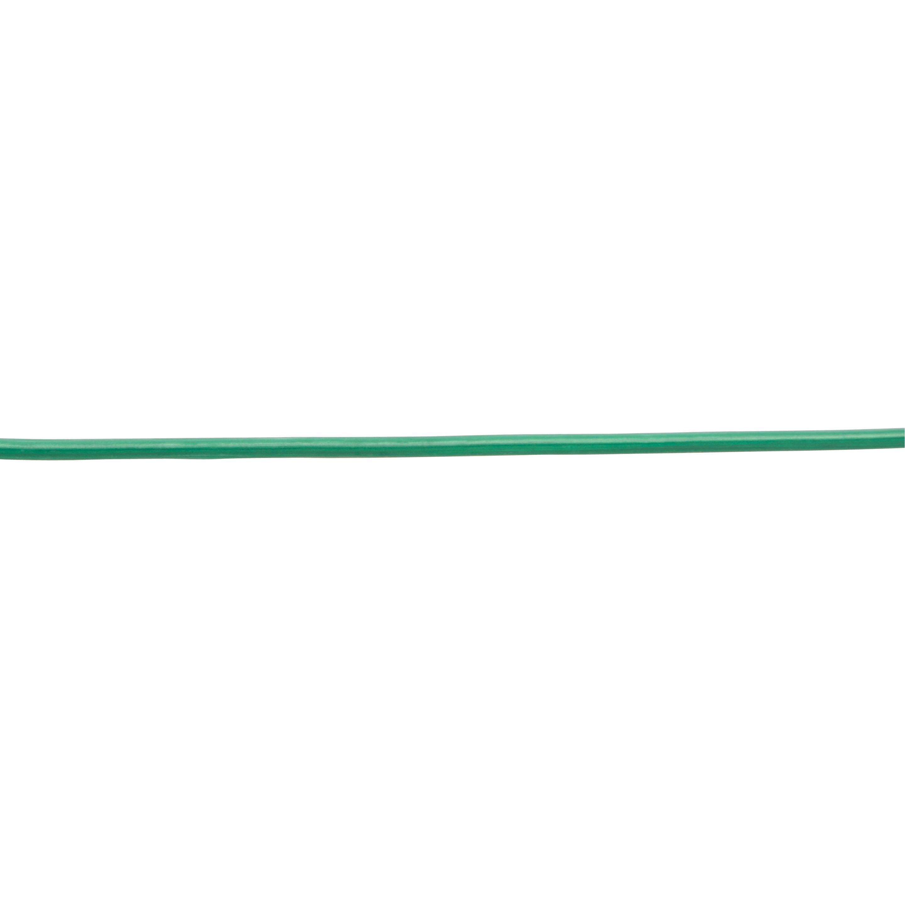 Diall Green PVC & steel Wire, (L)50m (Dia)0.8mm