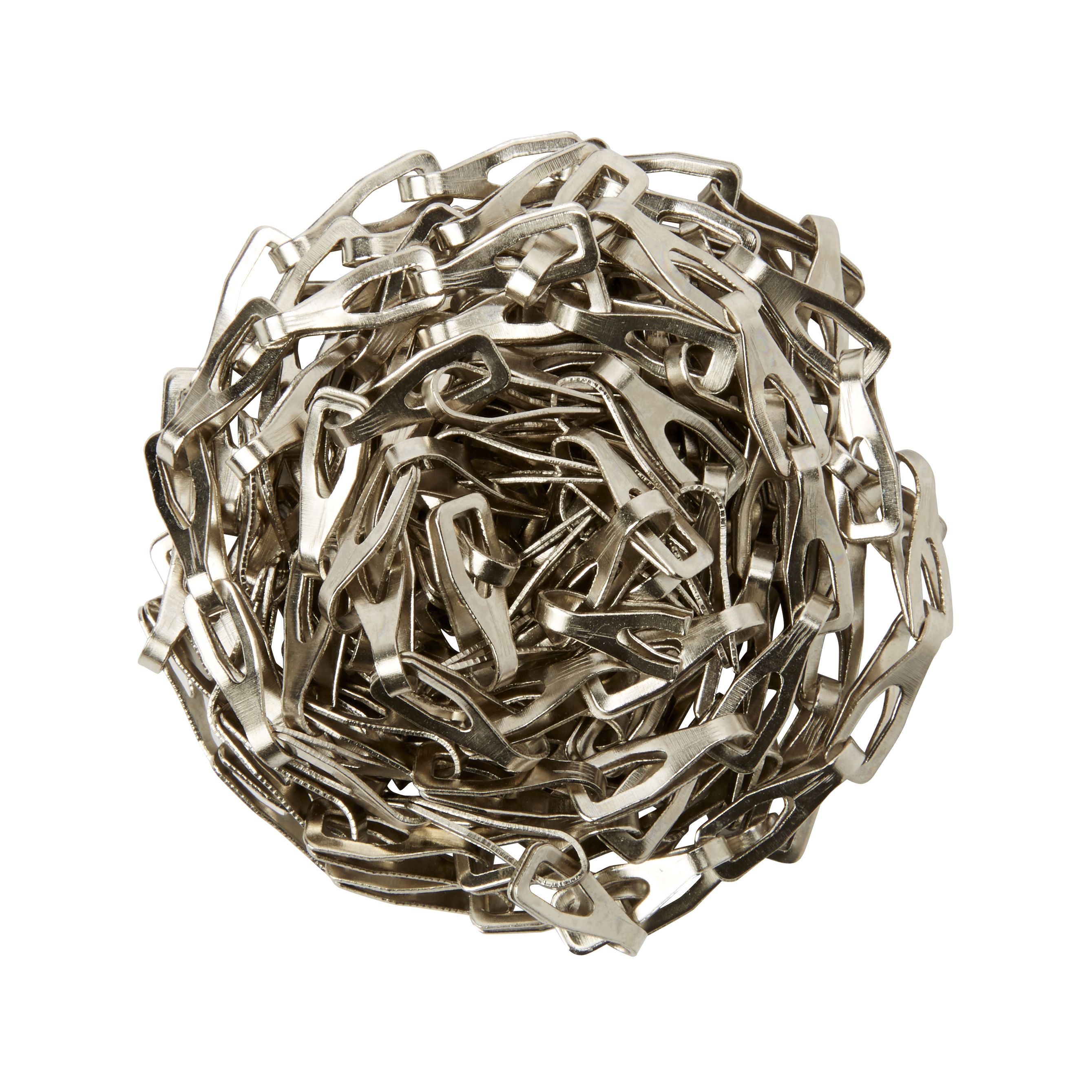 Diall Grey Nickel-plated Steel Sash Signalling Chain, (L)2.5m (Dia)2mm