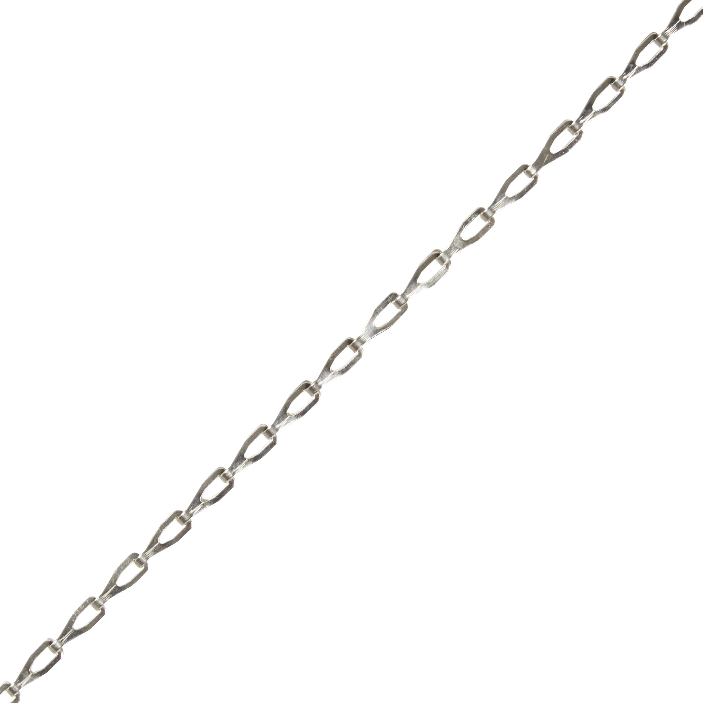 Diall Grey Nickel-plated Steel Sash Signalling Chain, (L)2.5m (Dia)2mm