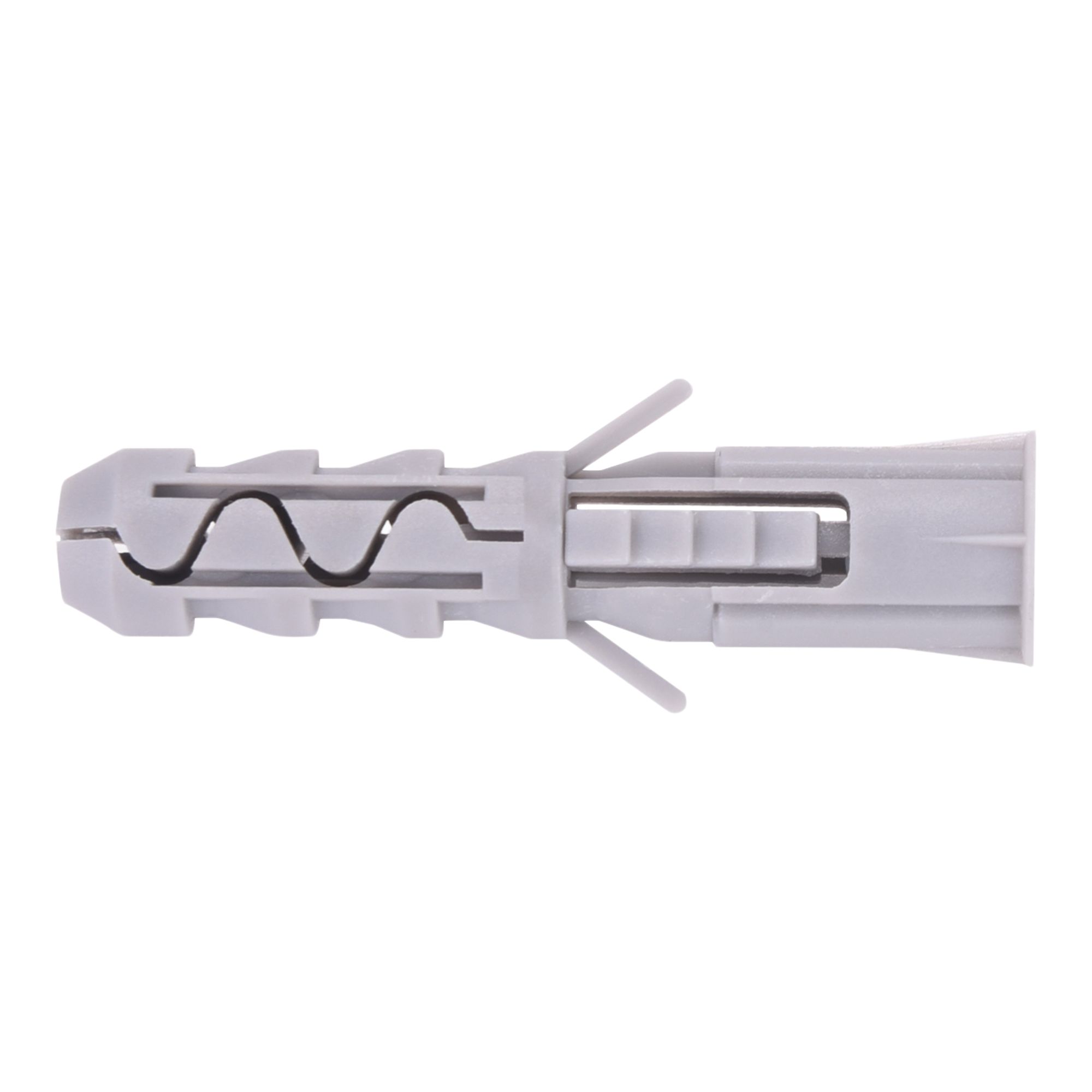 Diall Grey Nylon Wall plug (Dia)8mm (L)40mm, Pack of 100