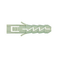 Diall Grey Nylon Wall plug (L)60mm (Dia)12mm, Pack of 50