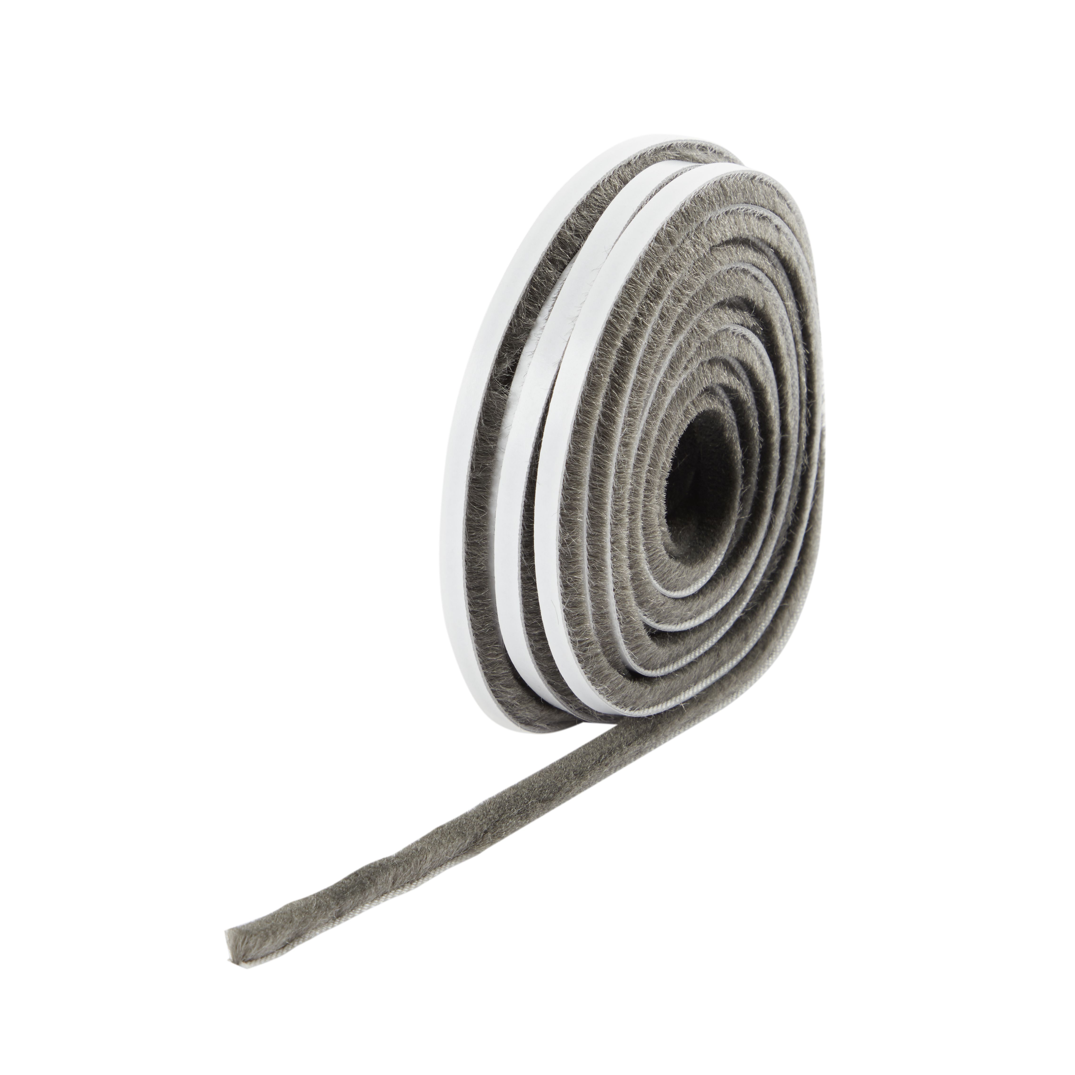 Diall Grey Plastic Self-adhesive Draught excluder, (L)6m