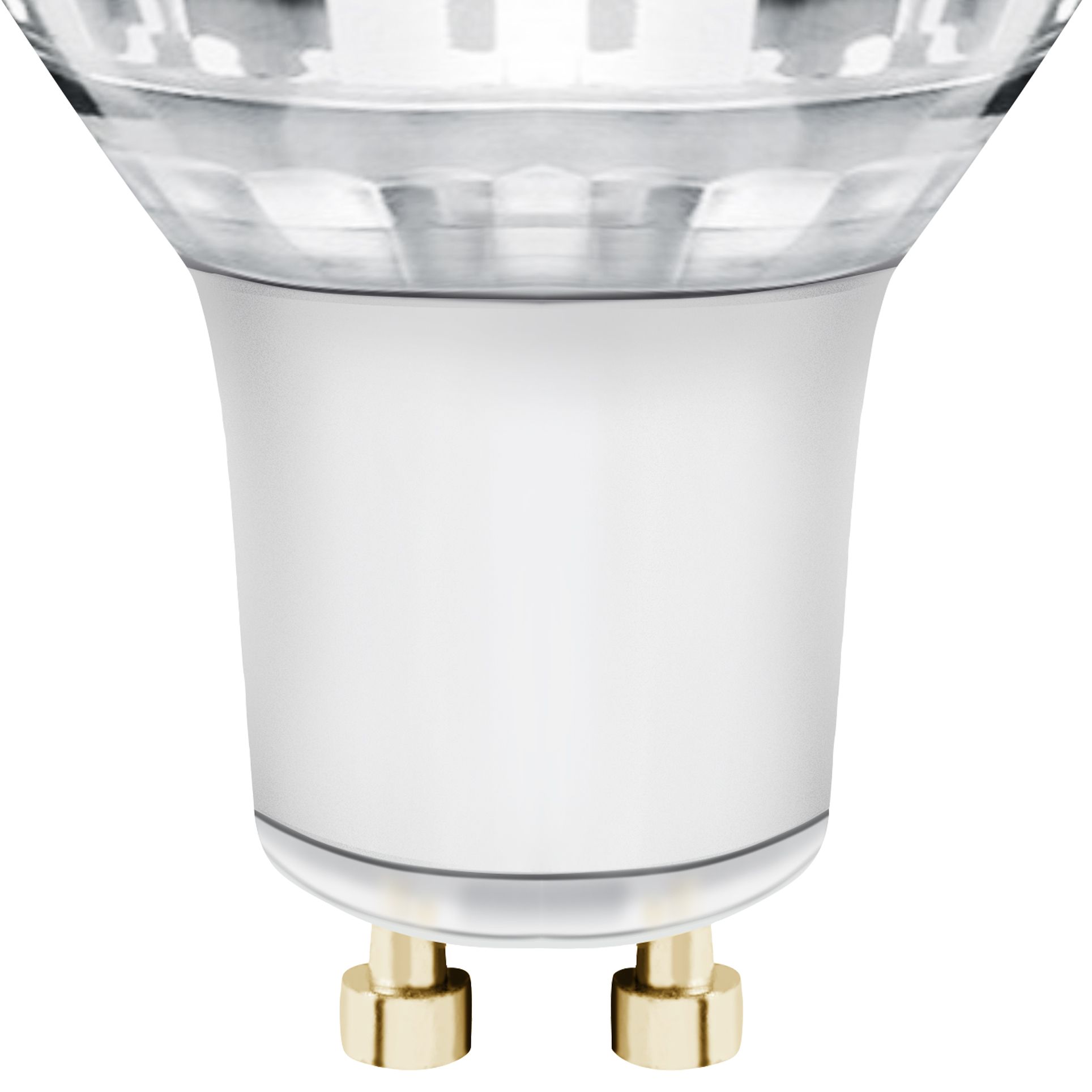 Diall GU10 3.6W 345lm 100° Clear Reflector spot Neutral white LED Light bulb