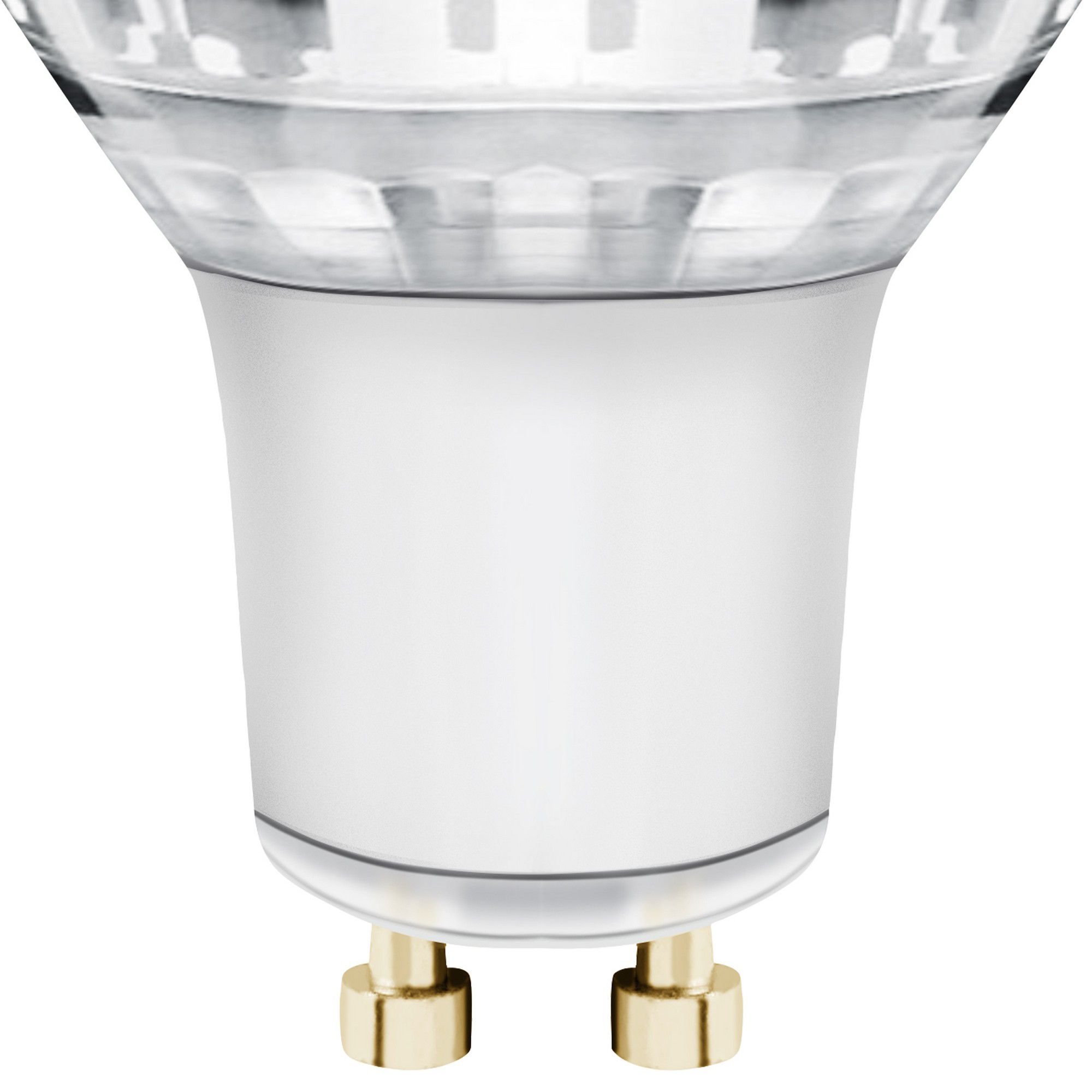 Diall GU10 3.6W 345lm 36° Clear Reflector spot Neutral white LED Light bulb