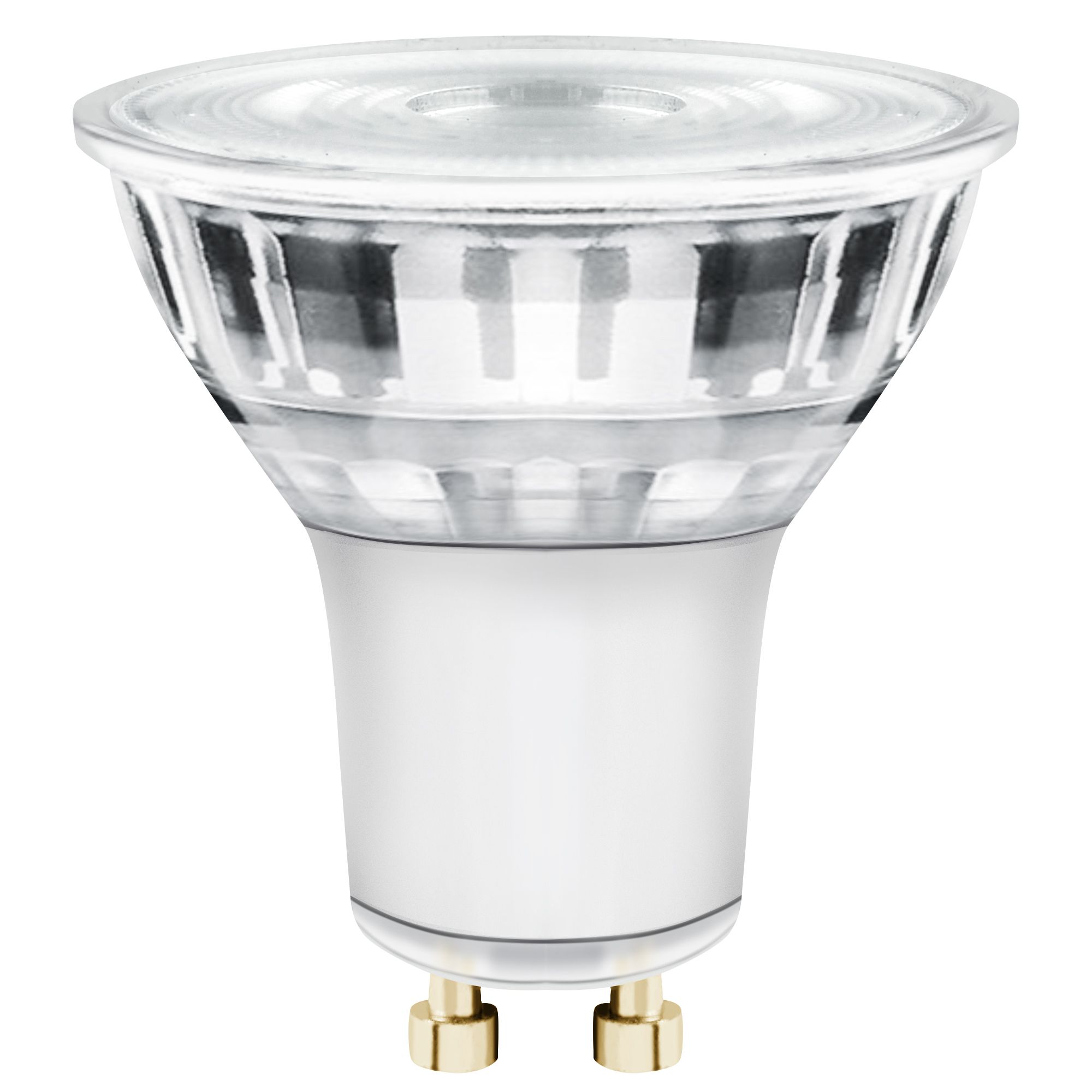 Diall GU10 3.6W 345lm Clear Reflector spot Neutral white LED Light bulb