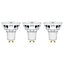Diall GU10 3W 230lm Reflector Neutral white LED Light bulb, Pack of 3