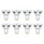 Diall GU10 4.5W 345lm Reflector Cold white LED Light bulb, Pack of 8