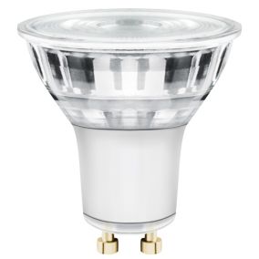 Diall GU10 5.7W 540lm Clear Reflector spot Warm white LED Dimmable Light bulb, (D)5cm