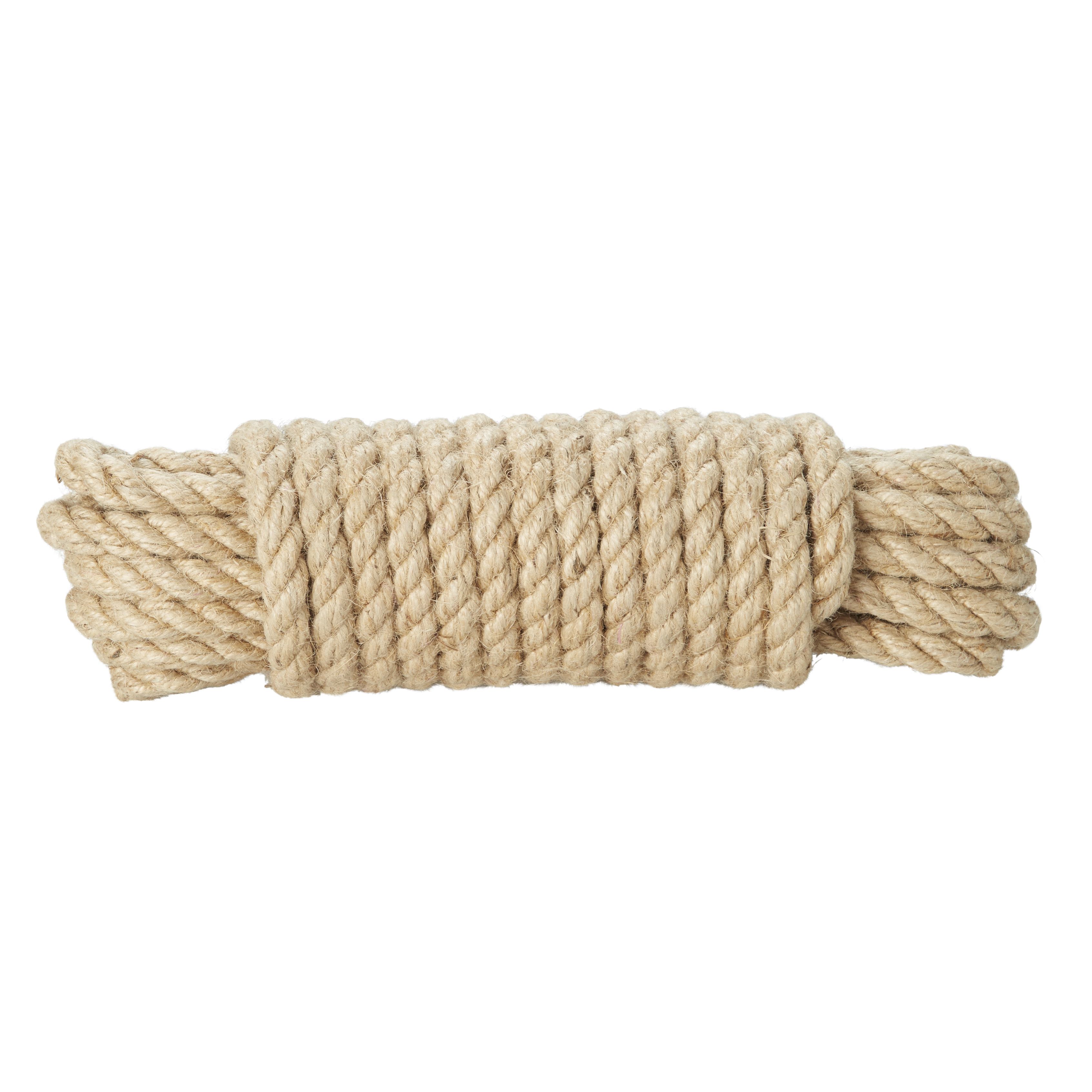 Diall Hemp Twisted rope, (L)10m (Dia)10mm
