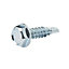 Diall Hex Zinc-plated Carbon steel Screw (Dia)4.2mm (L)16mm, Pack of 25