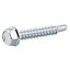 Diall Hex Zinc-plated Carbon steel Screw (Dia)5.5mm (L)32mm, Pack of 100
