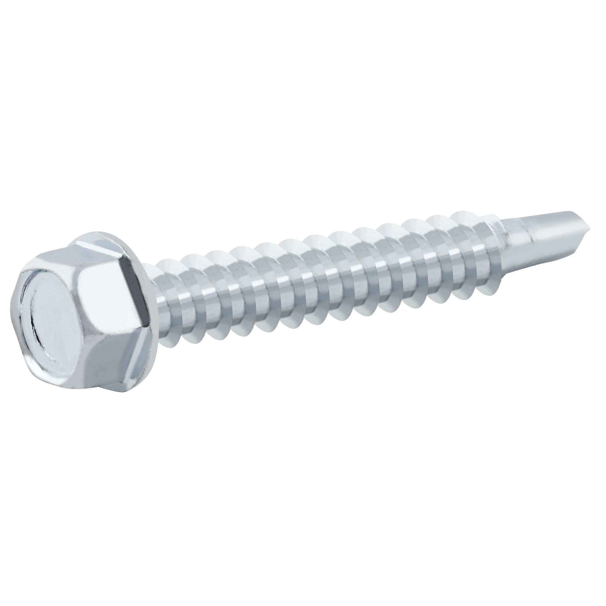 Diall Hex Zinc-plated Carbon steel Screw (Dia)5.5mm (L)38mm, Pack of 100