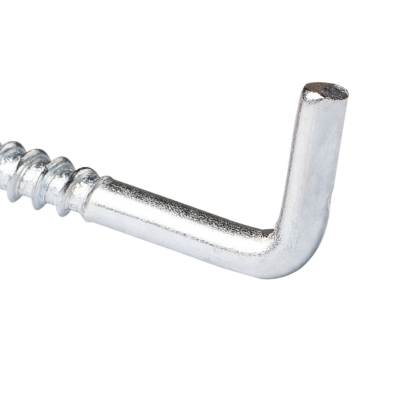 Diall L hook with wall plug (Dia)8mm (L)32mm, Pack of 2