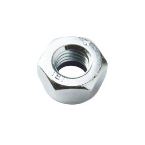 Diall M10 Carbon steel Lock Nut, Pack of 100