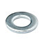 Diall M10 Carbon steel Medium Flat Washer, (Dia)10mm, Pack of 20