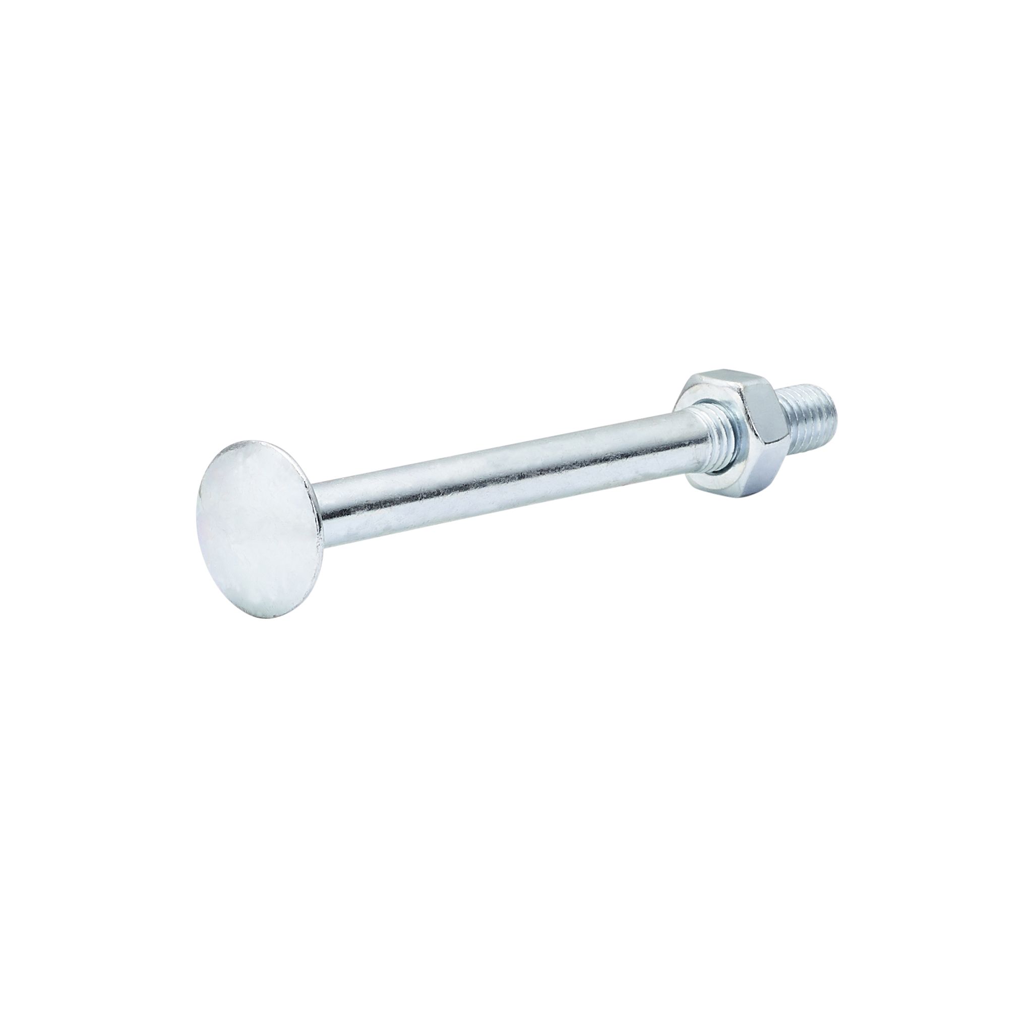Diall M10 Coach bolt & nut (L)110mm, Pack of 5