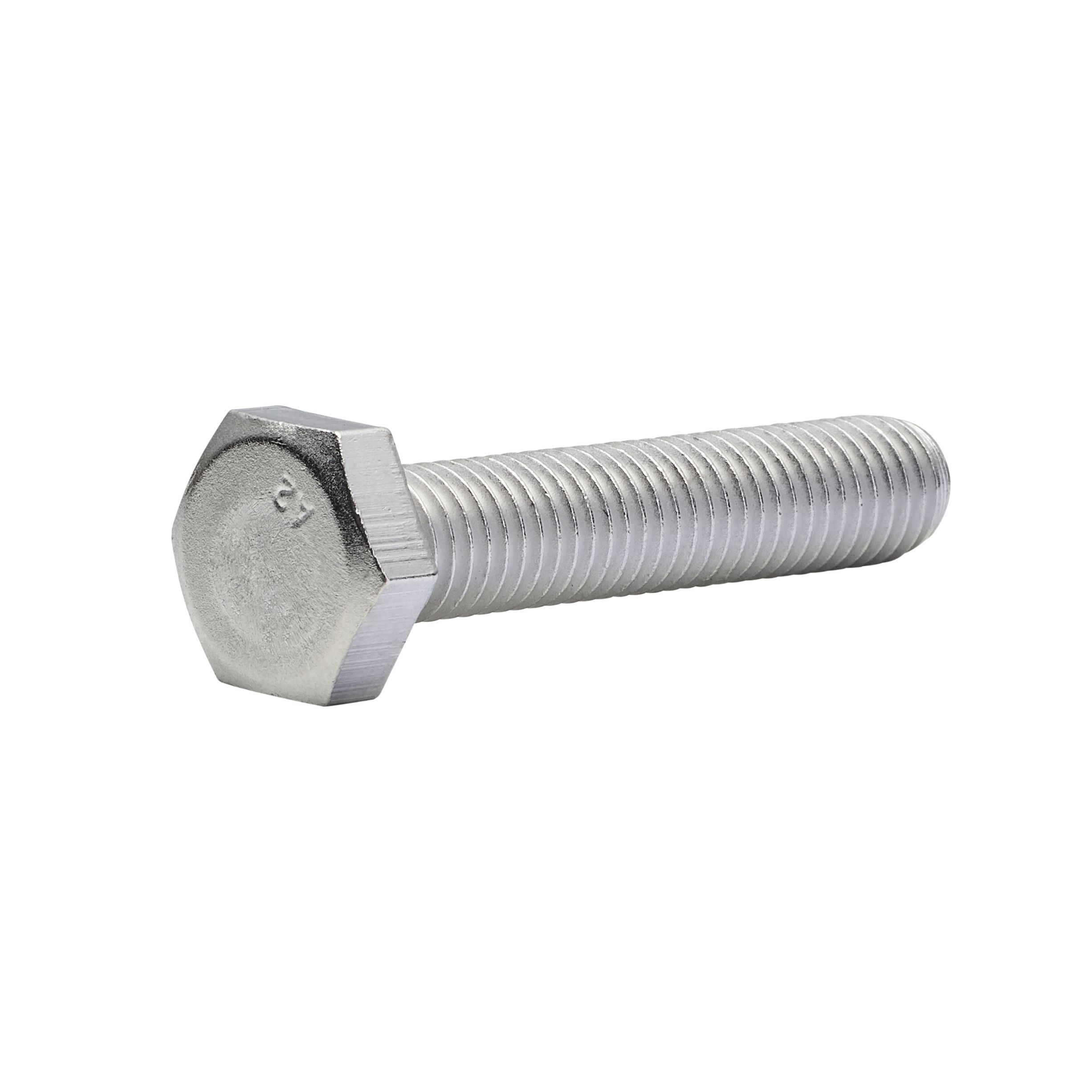 Diall M10 Hex A2 stainless steel Bolt & nut (L)50mm (Dia)10mm, Pack of 10