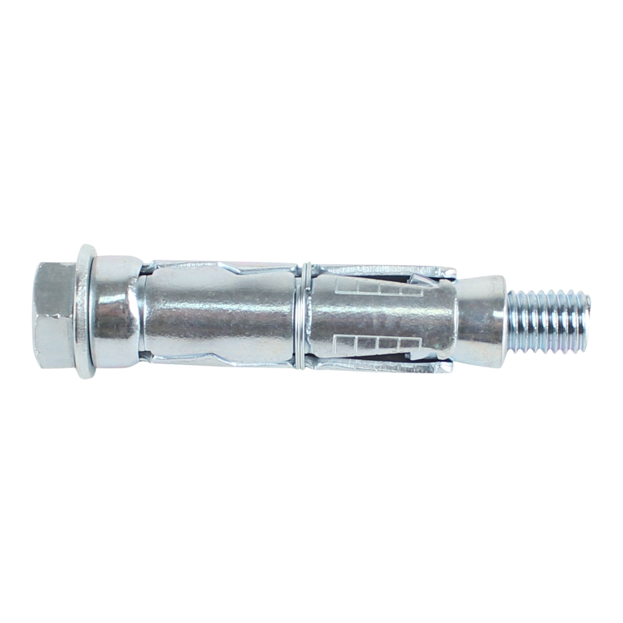 Diall M10 Hex Bolt Steel Shield anchor (L)75mm, Pack of 4