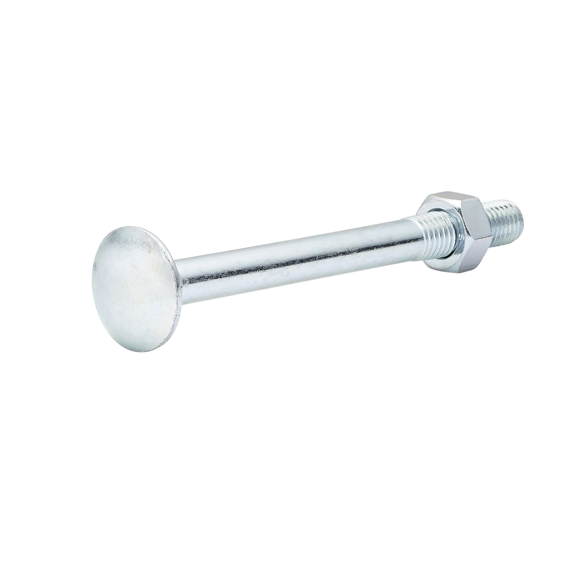 Diall M12 Coach bolt & nut (L)130mm, Pack of 5