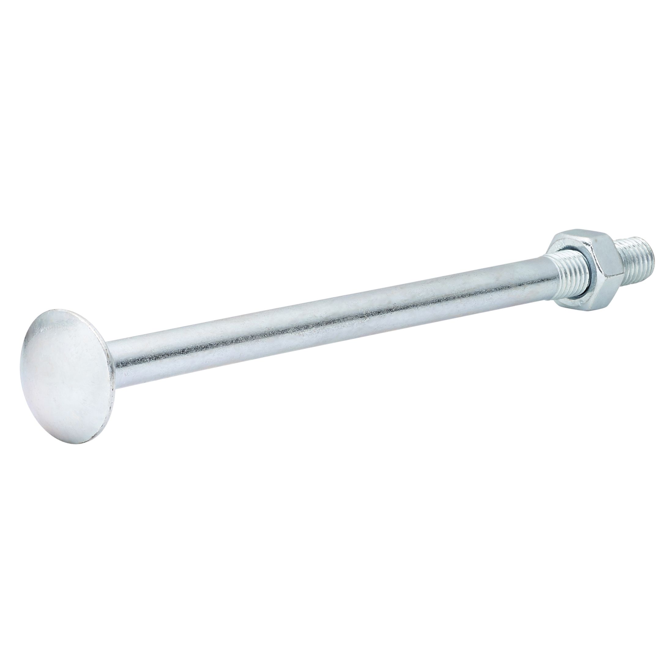 Diall M12 Coach bolt & nut (L)200mm, Pack of 5