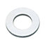 Diall M14 Carbon steel Flat Washer, (Dia)14mm, Pack of 20