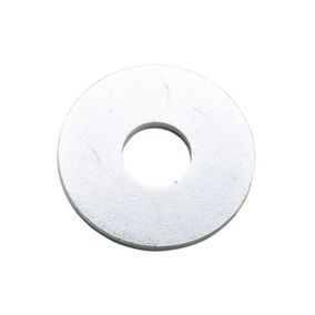 Diall M14 Carbon steel Flat Washer, Pack of 5