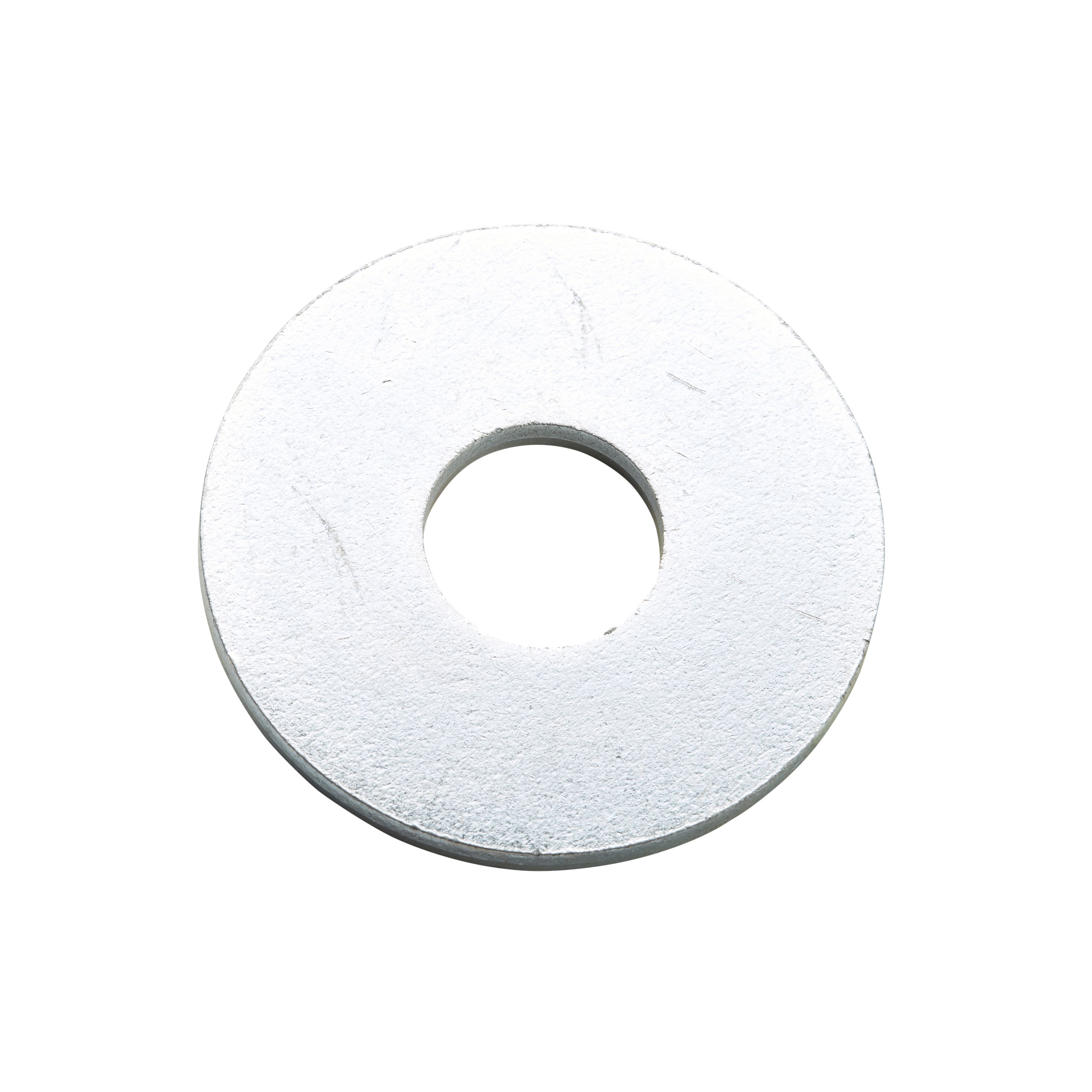 Diall M18 Carbon steel Flat Washer, (Dia)18mm, Pack of 50